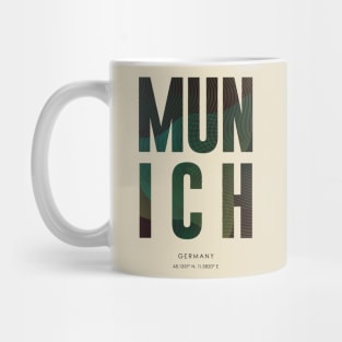 Munich City typography Mug